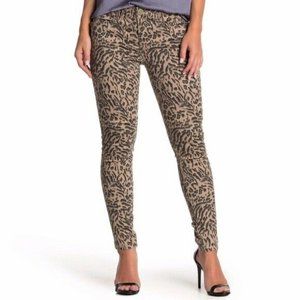 Democracy Tan Animal Print Ab Solution Jeggings, NWT